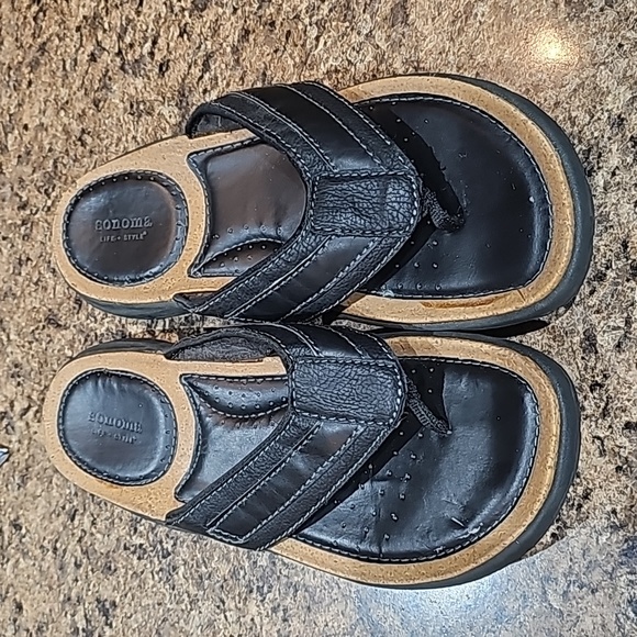 Sandales Femme Sonoma Life + Style « Yossa » - Taille 7M US - Noir - Neuf Avec Boîte